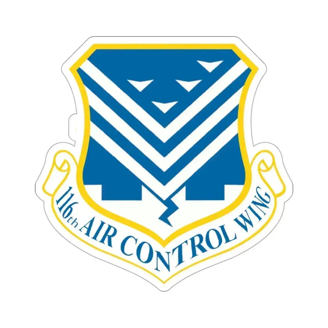 116th Air Control Wing (U.S. Air Force) STICKER Vinyl Die-Cut Decal 3 Inch - The Sticker Space