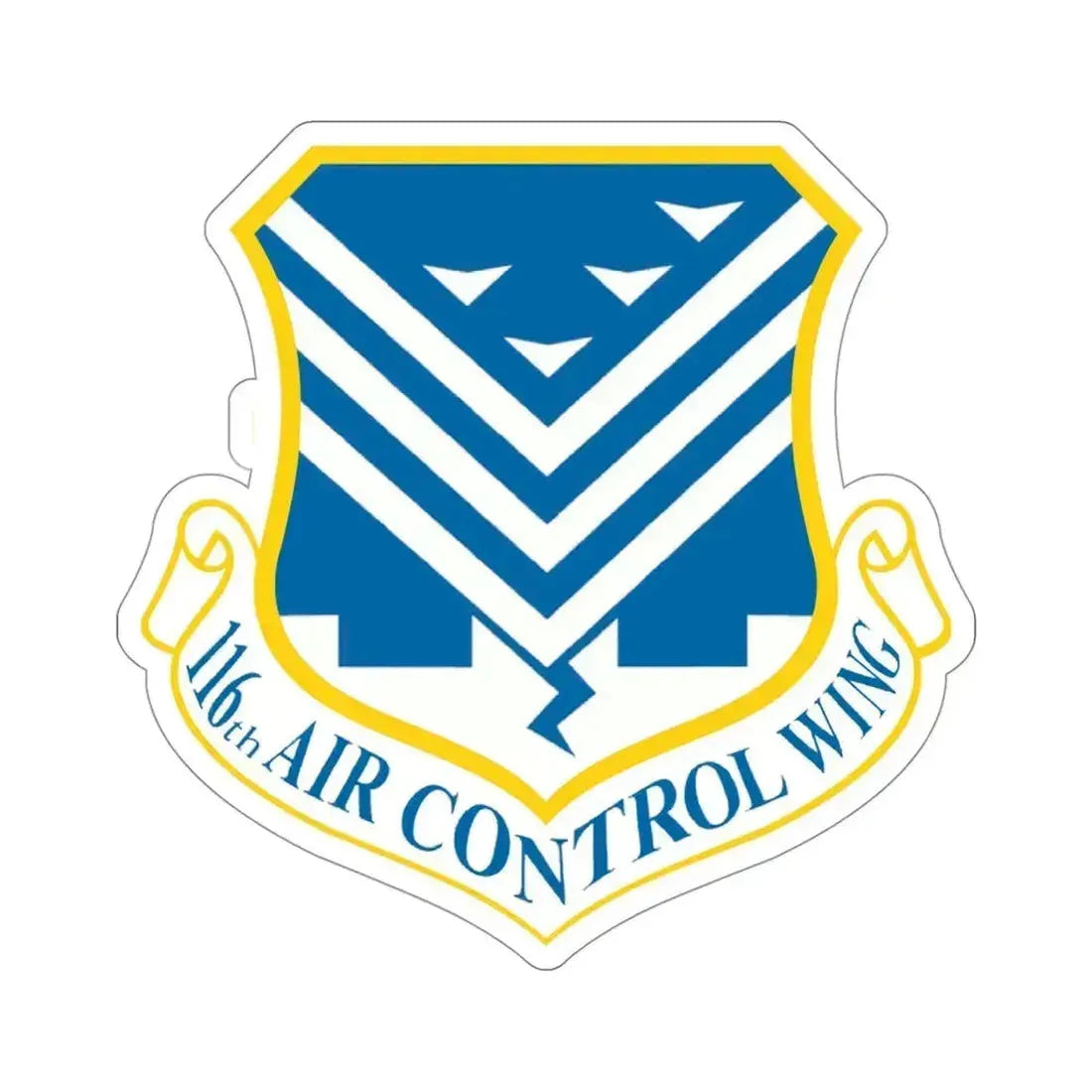 116th Air Control Wing (U.S. Air Force) STICKER Vinyl Die-Cut Decal 4 Inch - The Sticker Space
