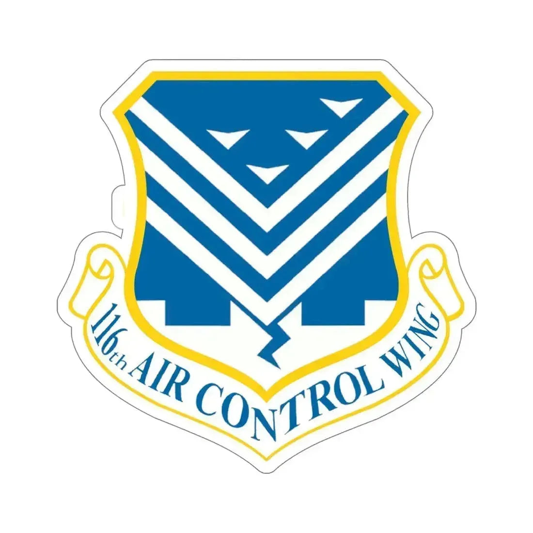 116th Air Control Wing (U.S. Air Force) STICKER Vinyl Die-Cut Decal 6 Inch - The Sticker Space