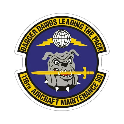 116th Aircraft Maintenance Squadron (U.S. Air Force) STICKER Vinyl Die-Cut Decal 6 Inch - The Sticker Space
