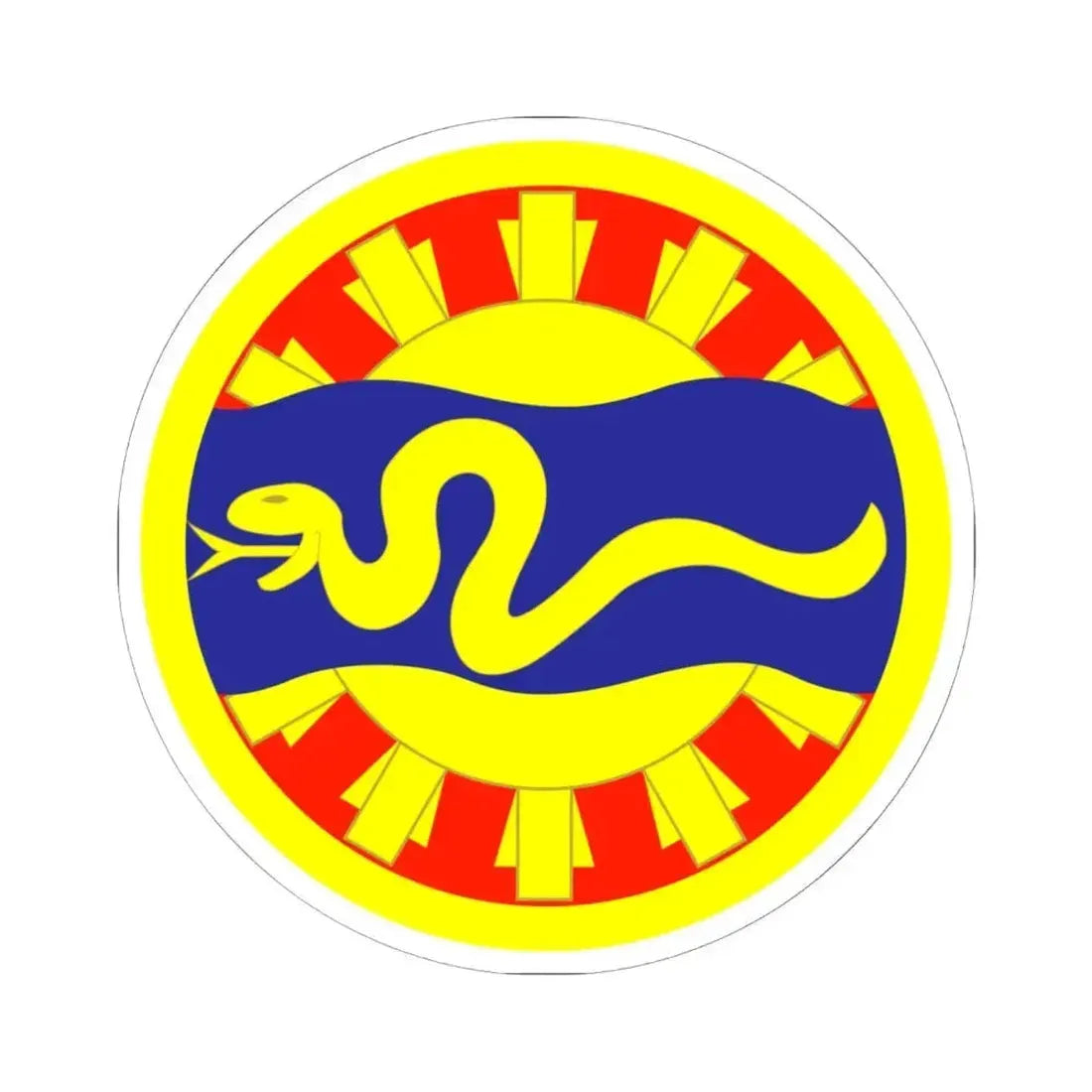 116th Cavalry Brigade Combat Team (U.S. Army) STICKER Vinyl Kiss-Cut Decal 6 Inch White - The Sticker Space