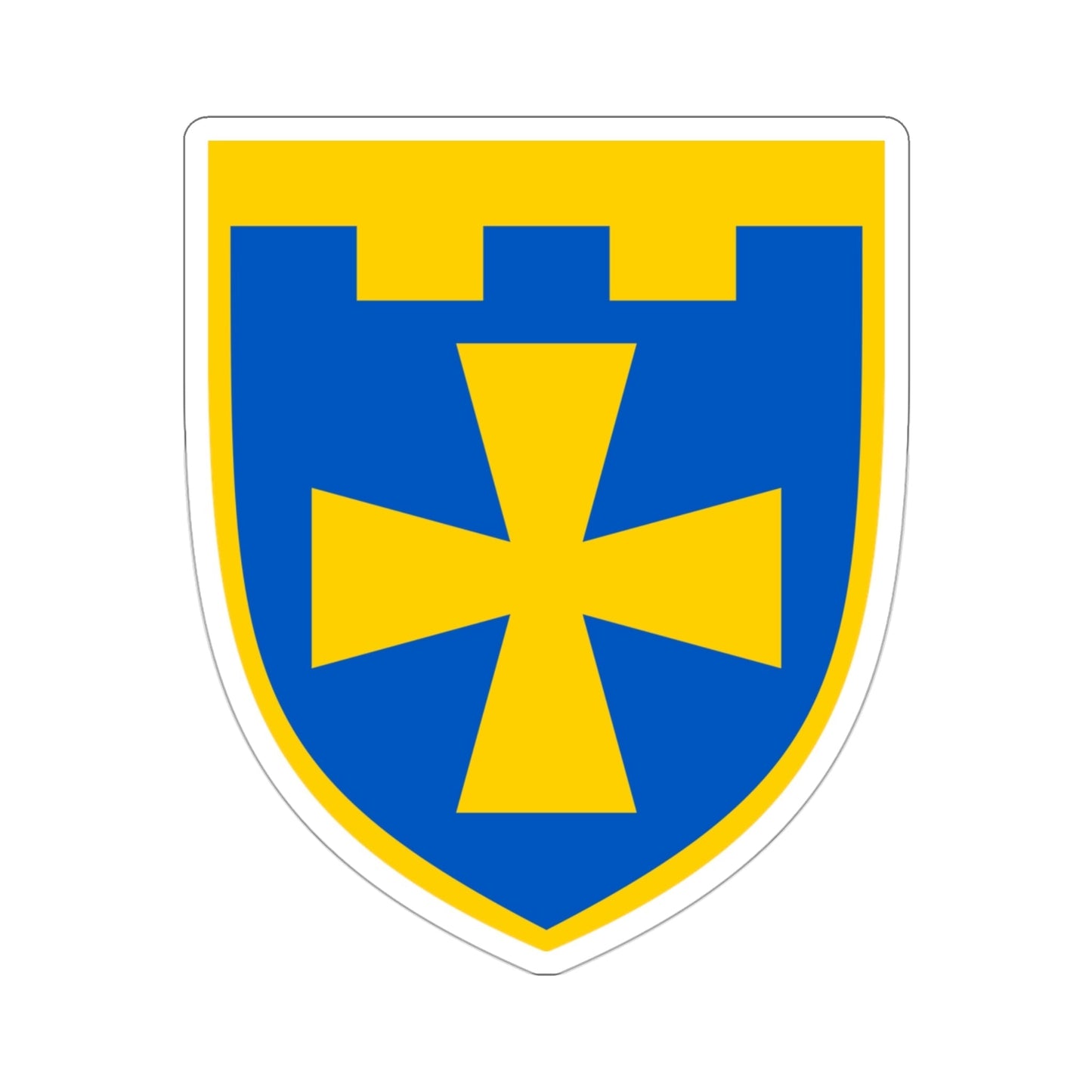 116th Detached Territorial Defense Brigade (Ukraine) STICKER Vinyl Die-Cut Decal-3 Inch-The Sticker Space