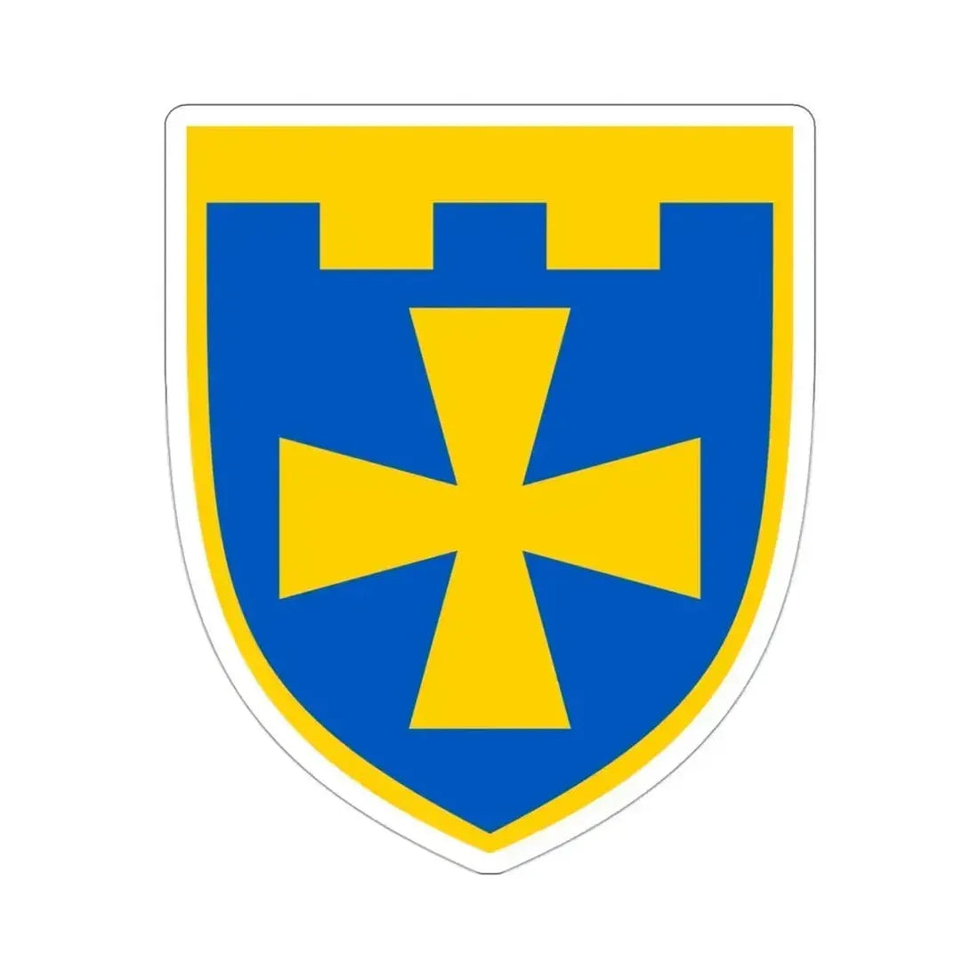 116th Detached Territorial Defense Brigade (Ukraine) STICKER Vinyl Die-Cut Decal 3 Inch - The Sticker Space