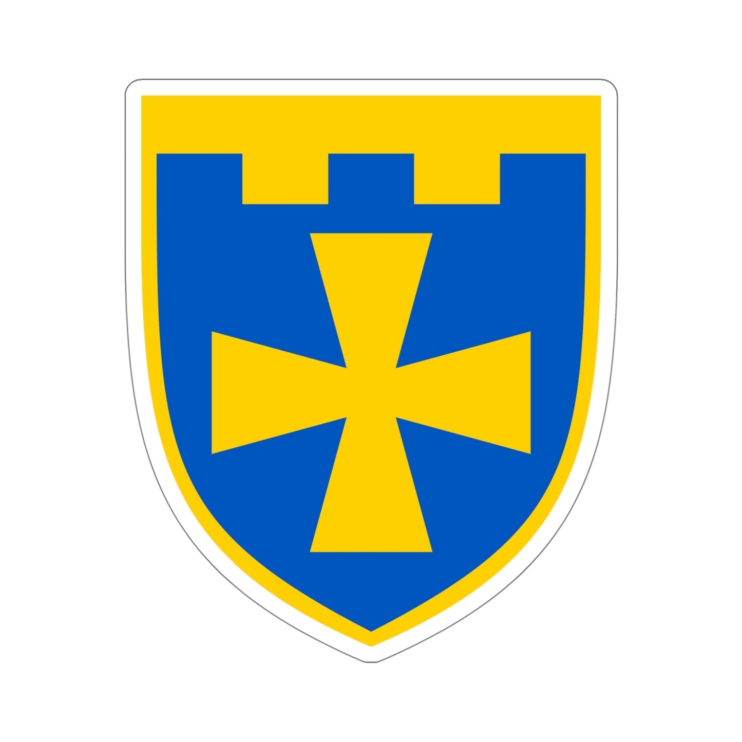 116th Detached Territorial Defense Brigade (Ukraine) STICKER Vinyl Die-Cut Decal-5 Inch-The Sticker Space