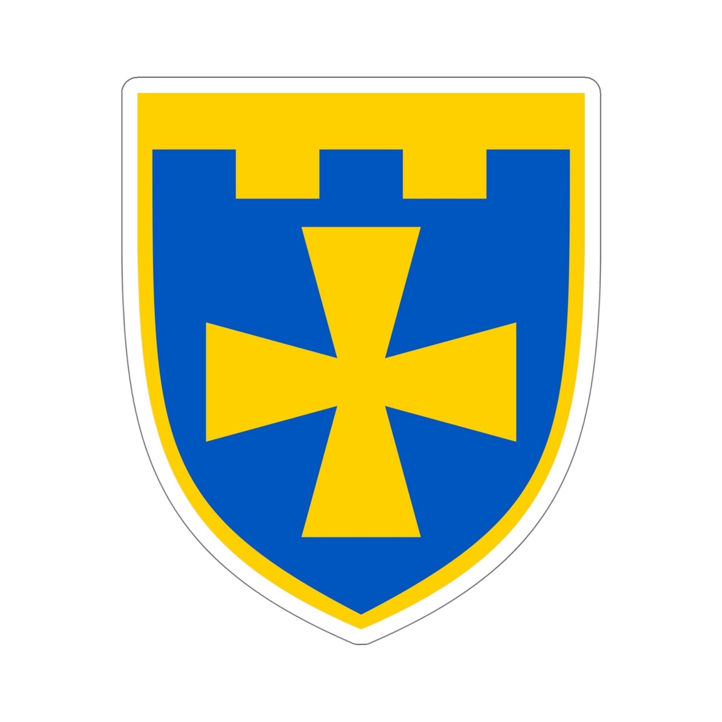 116th Detached Territorial Defense Brigade (Ukraine) STICKER Vinyl Die-Cut Decal-6 Inch-The Sticker Space