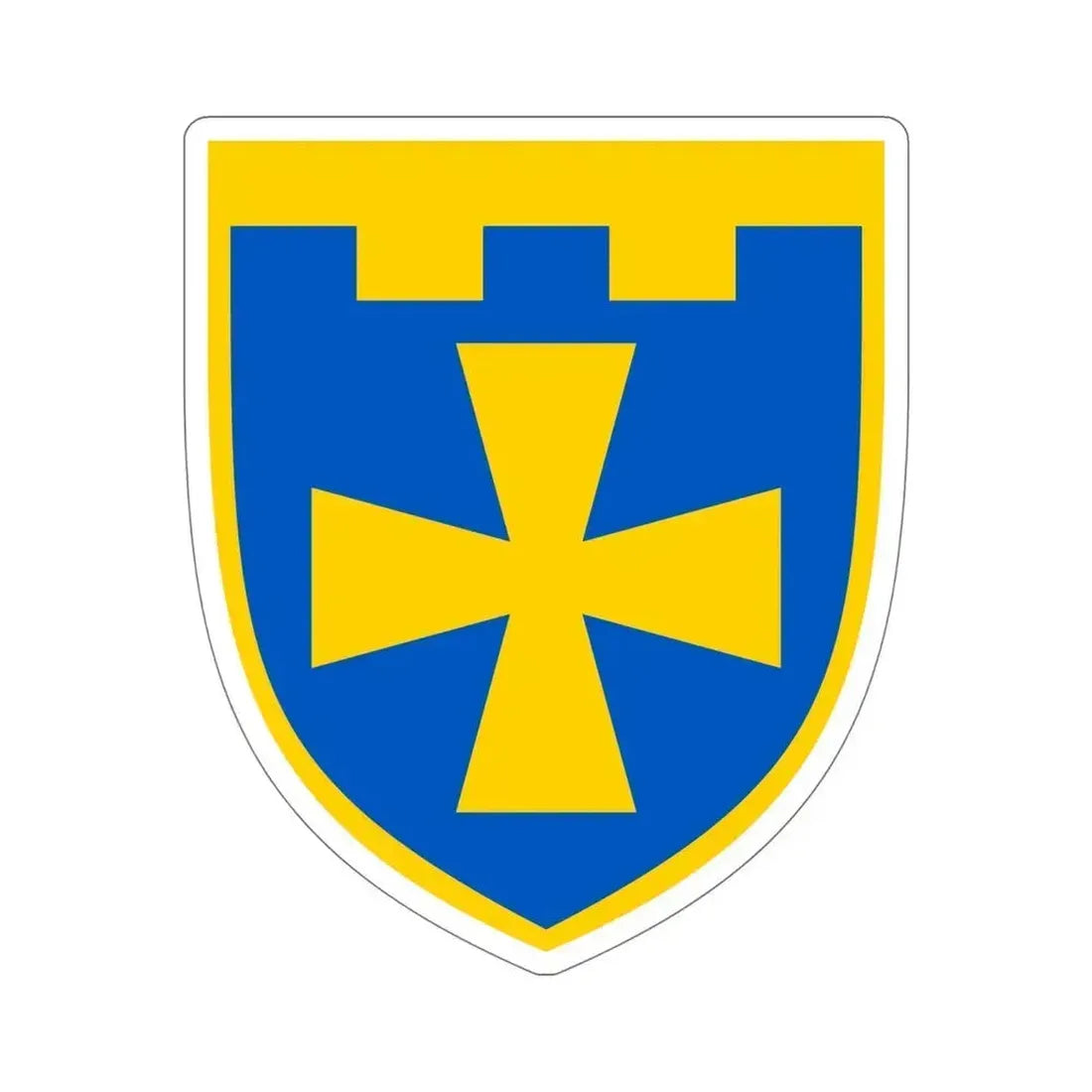 116th Detached Territorial Defense Brigade (Ukraine) STICKER Vinyl Die-Cut Decal 6 Inch - The Sticker Space