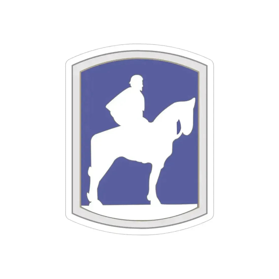 116th Infantry Brigade Combat Team 2 (U.S. Army) REVERSE PRINT Transparent Die-Cut STICKER 4 Inch Die-Cut Transparent - The Sticker Space