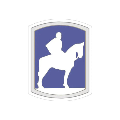 116th Infantry Brigade Combat Team 2 (U.S. Army) REVERSE PRINT Transparent Die-Cut STICKER 5 Inch Die-Cut Transparent - The Sticker Space