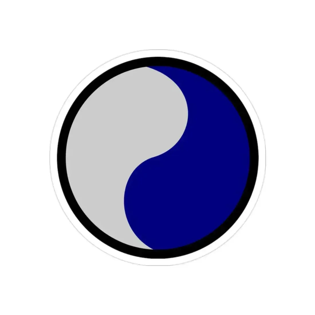 116th Infantry Brigade Combat Team (U.S. Army) REVERSE PRINT Transparent Die-Cut STICKER - The Sticker Space