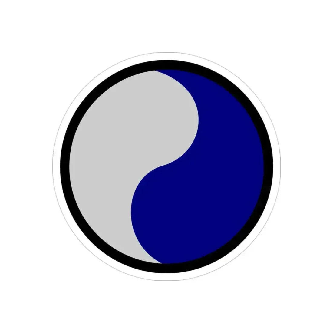 116th Infantry Brigade Combat Team (U.S. Army) REVERSE PRINT Transparent Die-Cut STICKER - The Sticker Space