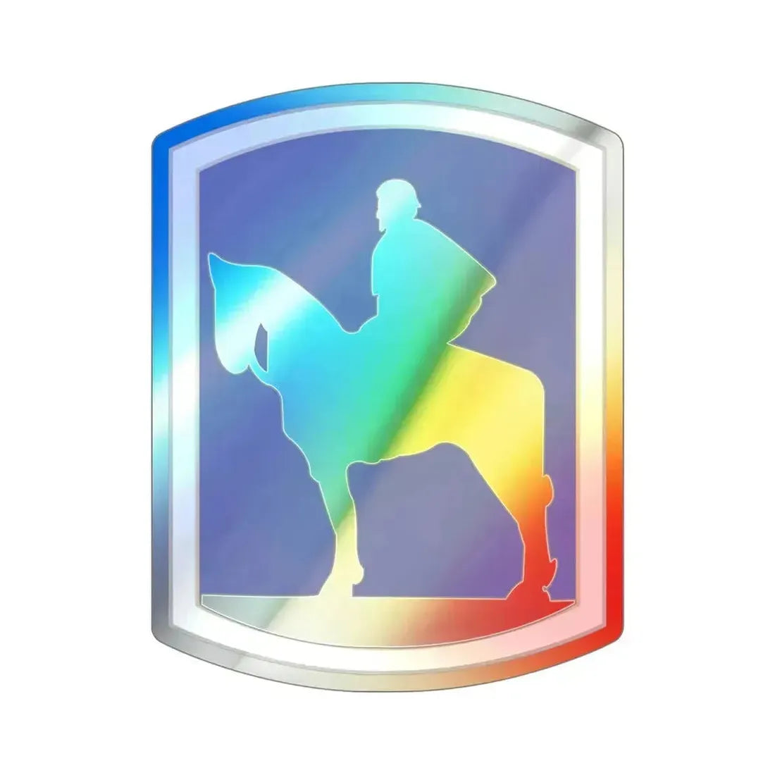 116th Infantry Brigade Combat Team v2 (U.S. Army) Holographic STICKER Die-Cut Vinyl Decal 5 Inch Holographic - The Sticker Space