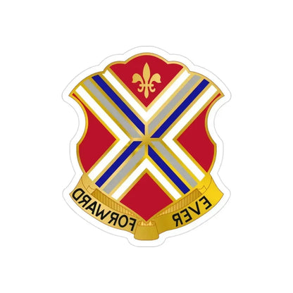 116th Infantry Regiment (U.S. Army) REVERSE PRINT Transparent Die-Cut STICKER - The Sticker Space