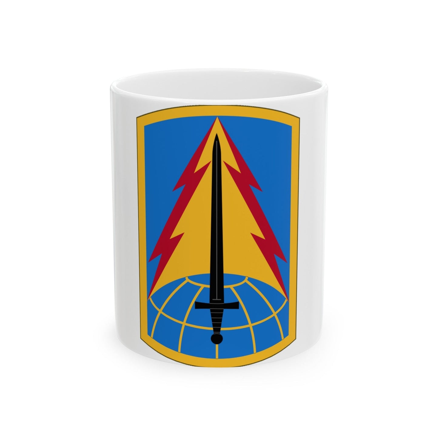 116th Military Intelligence Brigade (U.S. Army) White Coffee Mug-11oz-The Sticker Space