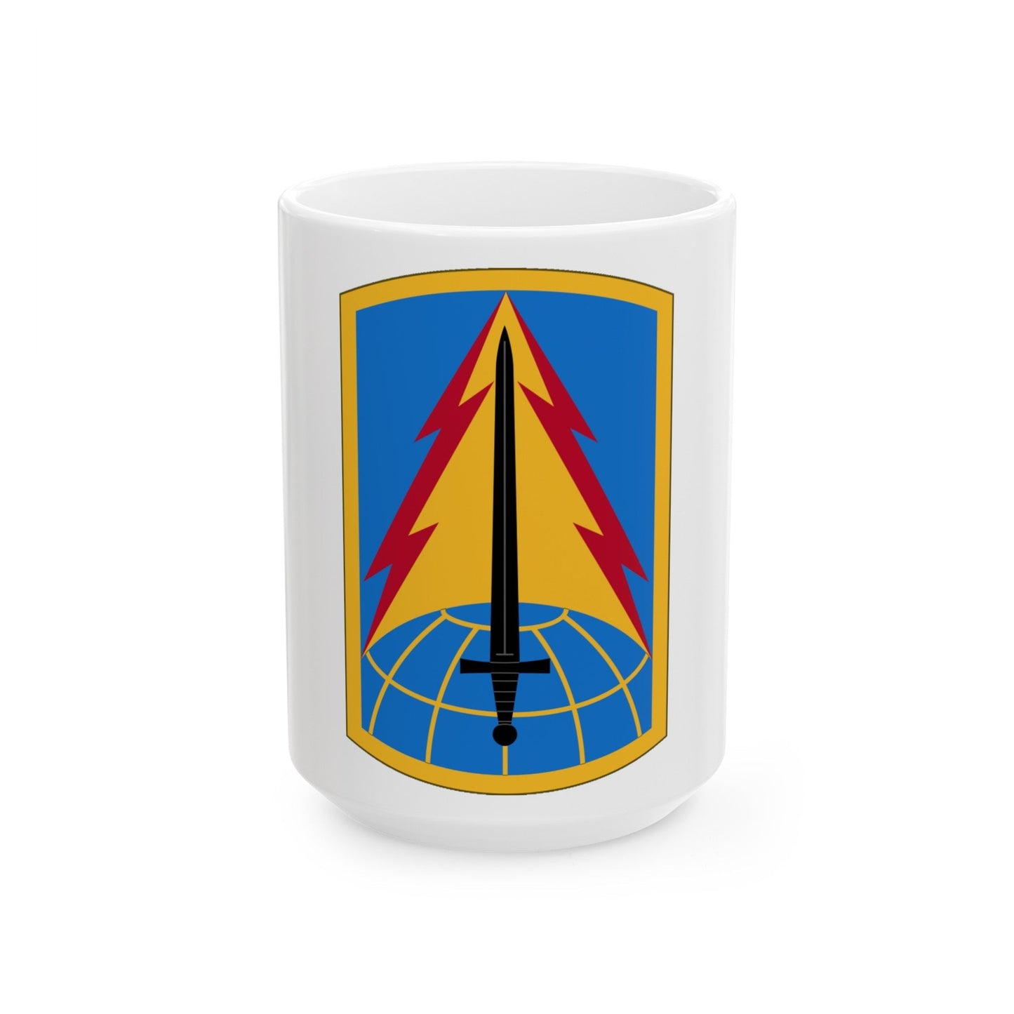 116th Military Intelligence Brigade (U.S. Army) White Coffee Mug-15oz-The Sticker Space