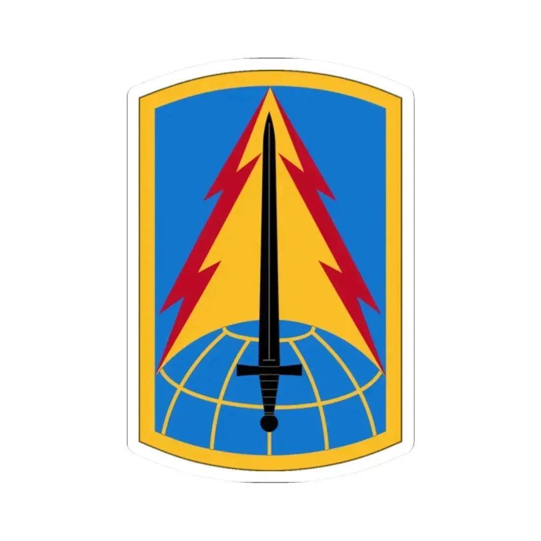 116th Military Intelligence Brigade (U.S. Army) STICKER Vinyl Kiss-Cut Decal 2 Inch White - The Sticker Space