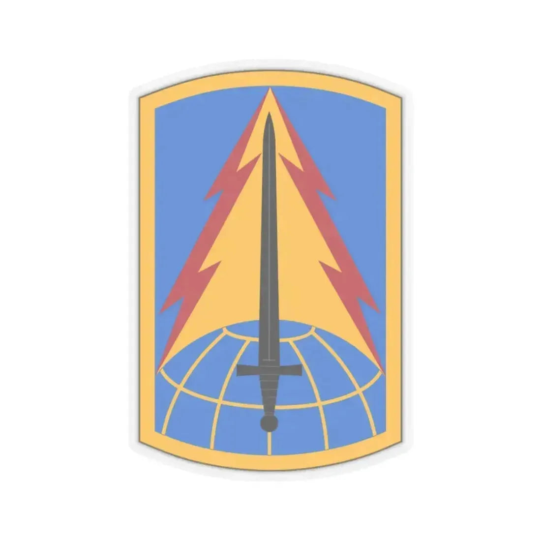 116th Military Intelligence Brigade (U.S. Army) STICKER Vinyl Kiss-Cut Decal 3 Inch Transparent - The Sticker Space
