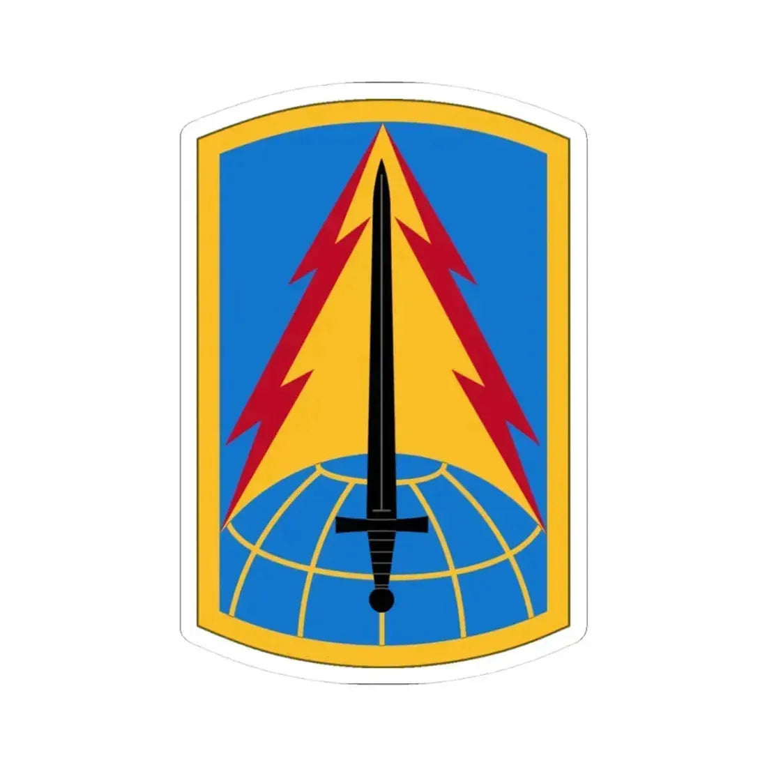 116th Military Intelligence Brigade (U.S. Army) STICKER Vinyl Kiss-Cut Decal 3 Inch White - The Sticker Space