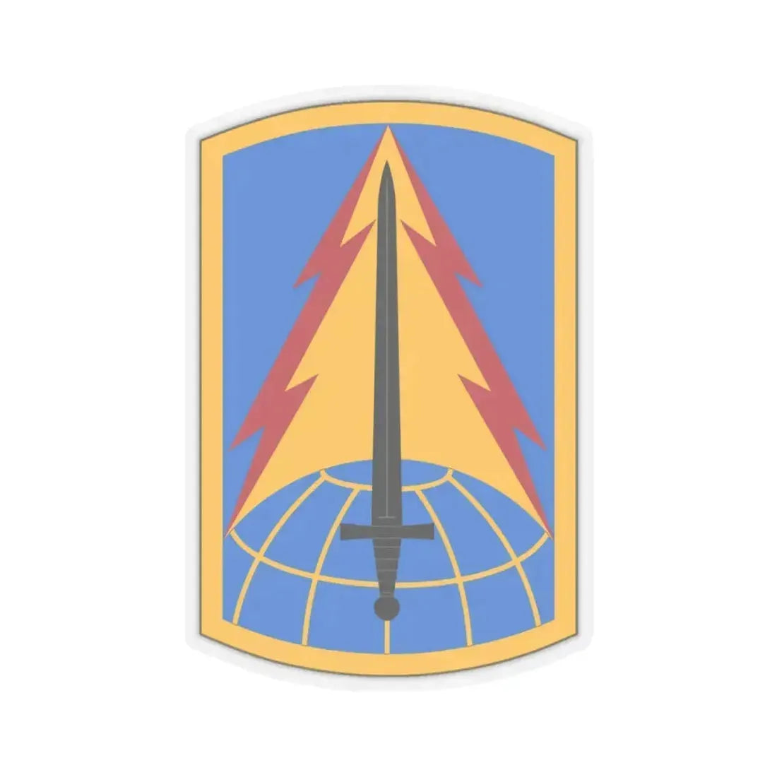 116th Military Intelligence Brigade (U.S. Army) STICKER Vinyl Kiss-Cut Decal 4 Inch Transparent - The Sticker Space