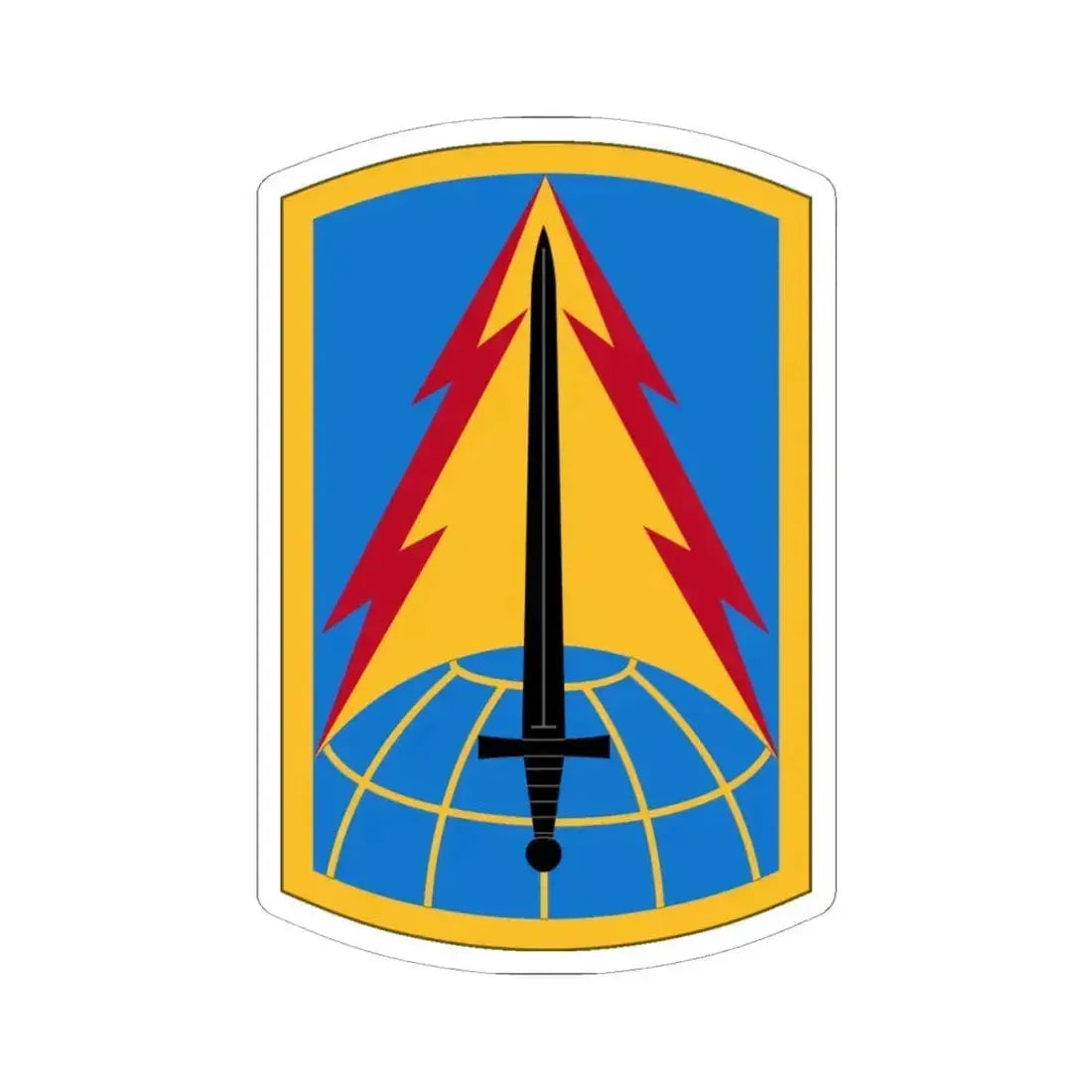 116th Military Intelligence Brigade (U.S. Army) STICKER Vinyl Kiss-Cut Decal 6 Inch White - The Sticker Space