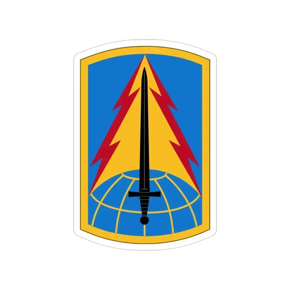 116th Military Intelligence Brigade (U.S. Army) Transparent STICKER Die-Cut Vinyl Decal 3 Inch - The Sticker Space