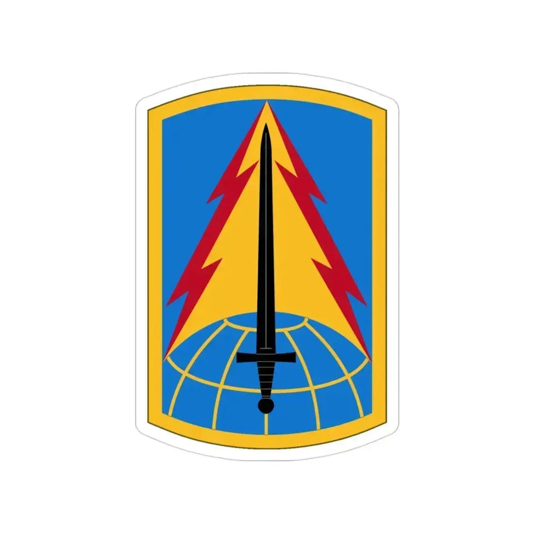 116th Military Intelligence Brigade (U.S. Army) Transparent STICKER Die-Cut Vinyl Decal 3 Inch - The Sticker Space