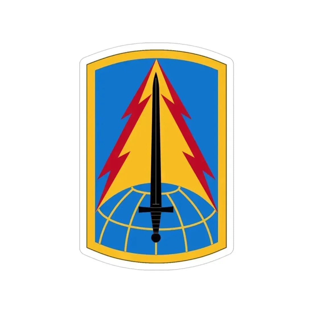 116th Military Intelligence Brigade (U.S. Army) Transparent STICKER Die-Cut Vinyl Decal 4 Inch - The Sticker Space