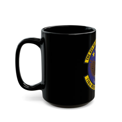 116th Mission Support Flight (U.S. Air Force) Black Coffee Mug-The Sticker Space
