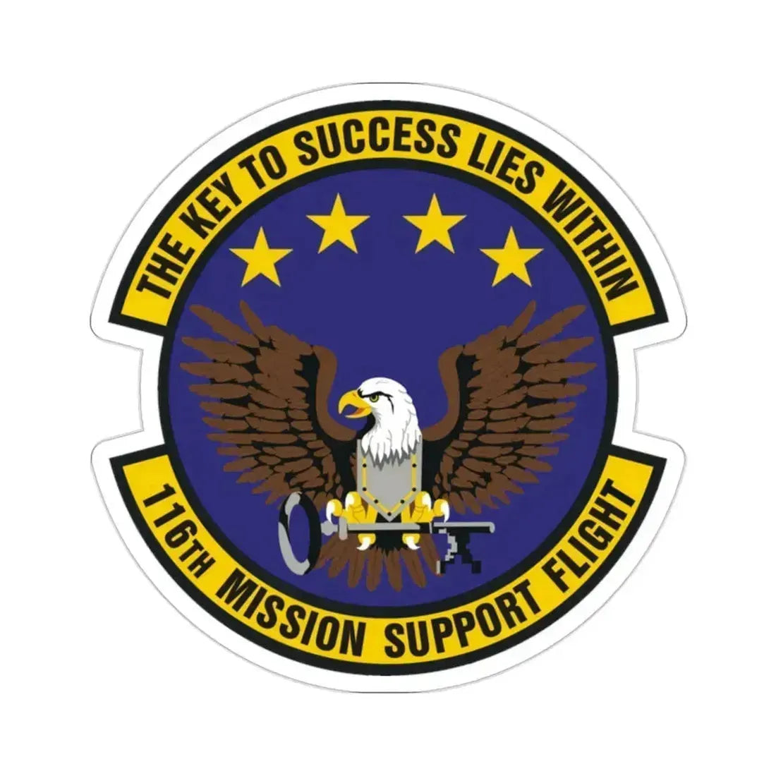 116th Mission Support Flight (U.S. Air Force) STICKER Vinyl Die-Cut Decal 2 Inch - The Sticker Space