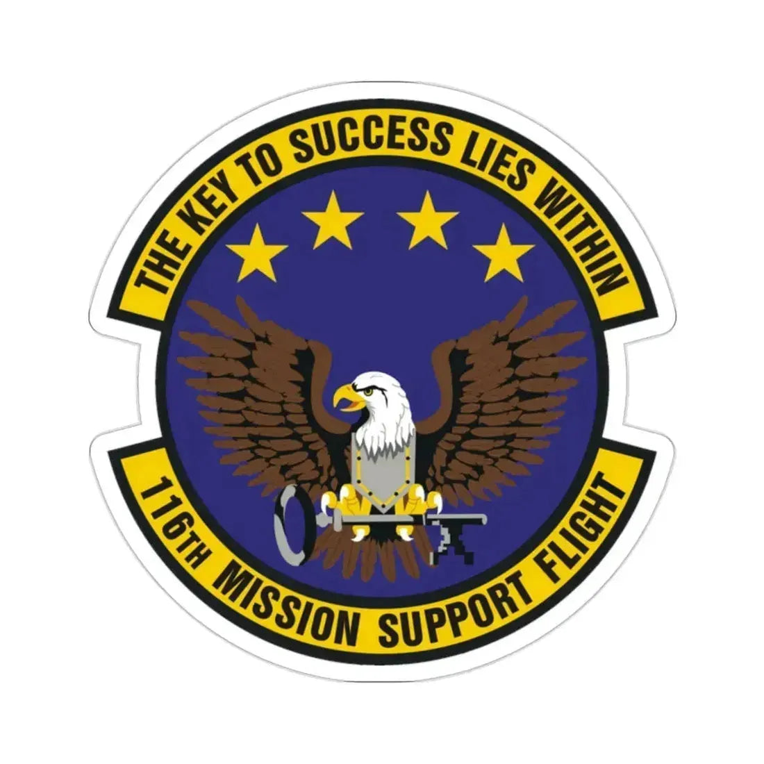 116th Mission Support Flight (U.S. Air Force) STICKER Vinyl Die-Cut Decal - The Sticker Space