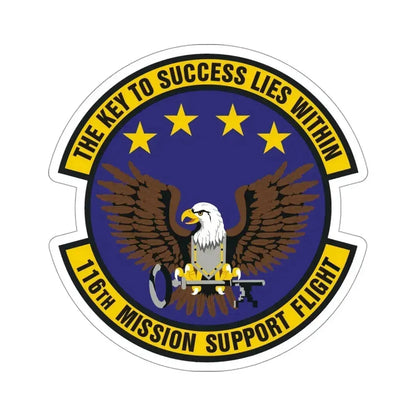 116th Mission Support Flight (U.S. Air Force) STICKER Vinyl Die-Cut Decal - The Sticker Space