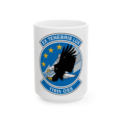 116th OSS (U.S. Air Force) White Coffee Mug-15oz-The Sticker Space