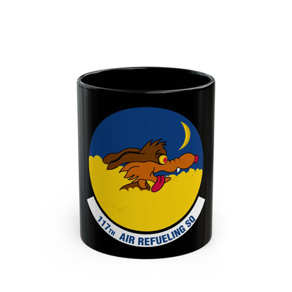 117 Air Refueling Squadron (U.S. Air Force) Black Coffee Mug-11oz-The Sticker Space