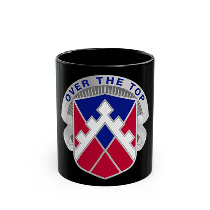 117 Engineer Brigade 2 (U.S. Army) Black Coffee Mug-11oz-The Sticker Space