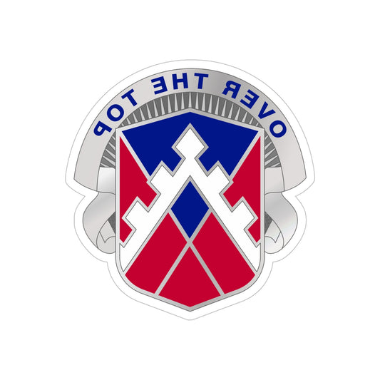 117 Engineer Brigade 2 (U.S. Army) REVERSE PRINT Transparent STICKER-6 Inch-The Sticker Space