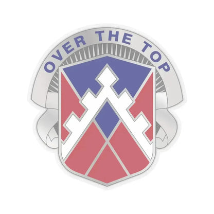 117 Engineer Brigade 2 (U.S. Army) STICKER Vinyl Kiss-Cut Decal 4 Inch Transparent - The Sticker Space