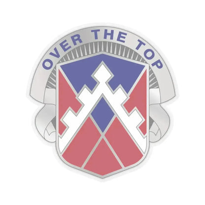 117 Engineer Brigade 2 (U.S. Army) STICKER Vinyl Kiss-Cut Decal 6 Inch Transparent - The Sticker Space