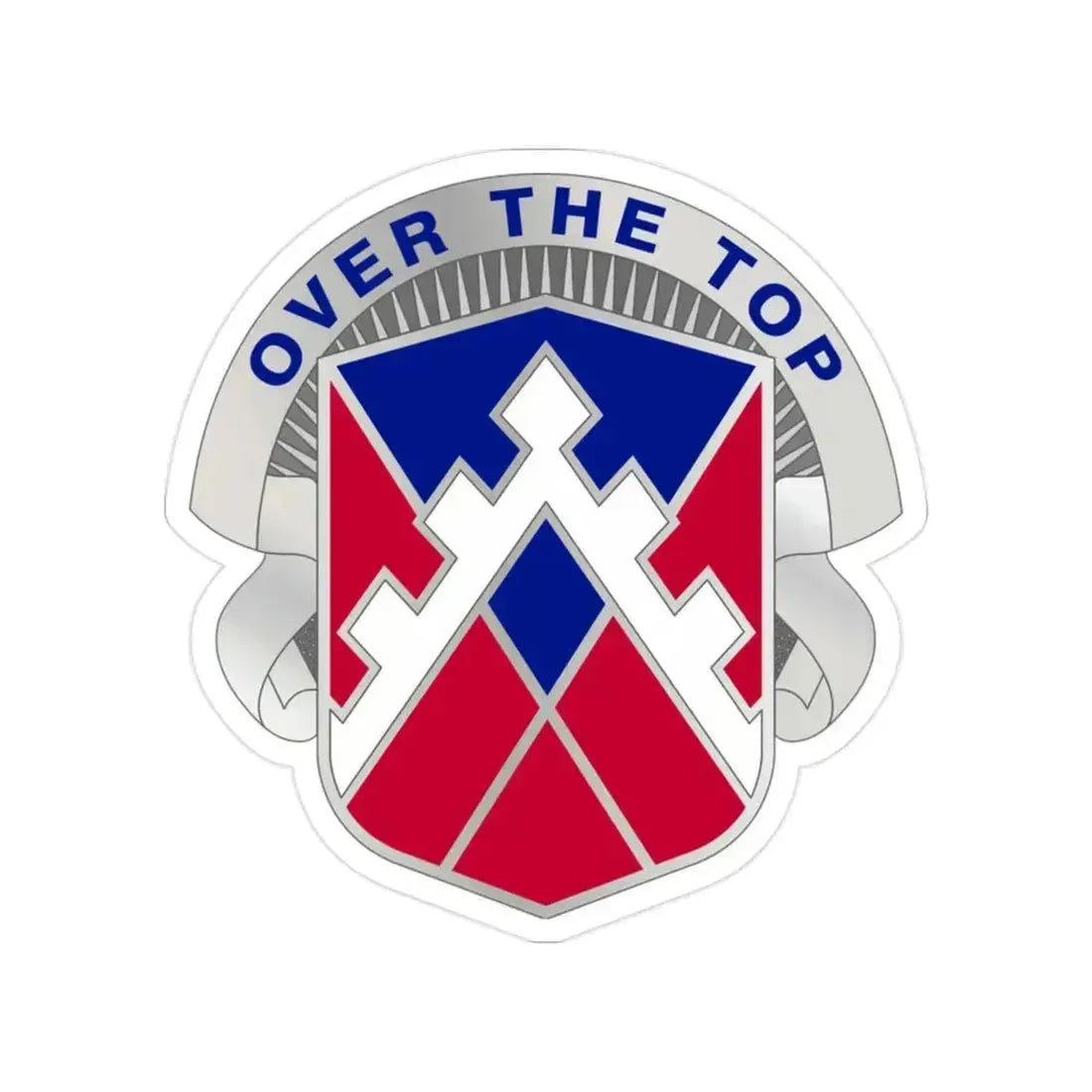 117 Engineer Brigade 2 (U.S. Army) Transparent STICKER Die-Cut Vinyl Decal 2 Inch - The Sticker Space