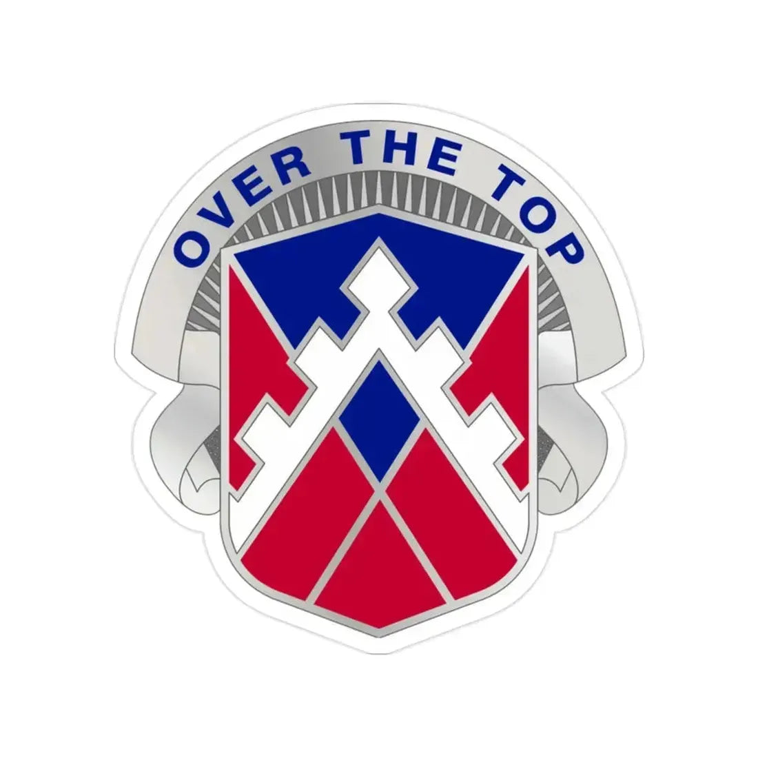 117 Engineer Brigade 2 (U.S. Army) Transparent STICKER Die-Cut Vinyl Decal 2 Inch - The Sticker Space