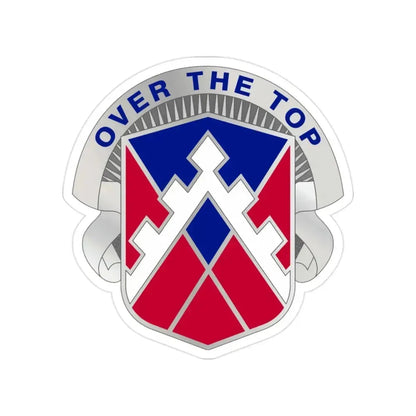 117 Engineer Brigade 2 (U.S. Army) Transparent STICKER Die-Cut Vinyl Decal 2 Inch - The Sticker Space