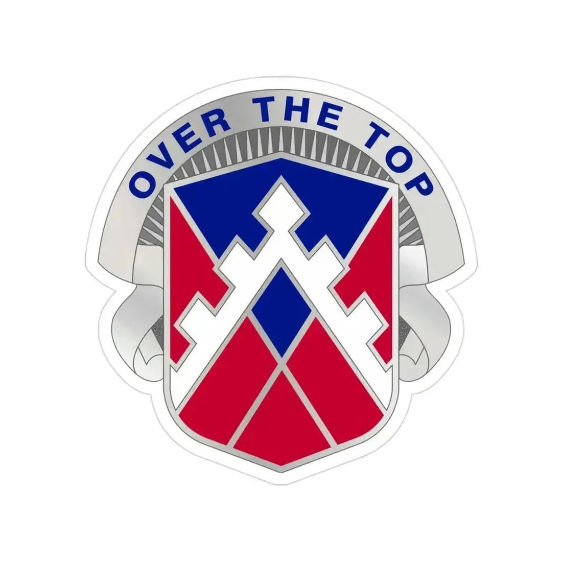 117 Engineer Brigade 2 (U.S. Army) Transparent STICKER Die-Cut Vinyl Decal 3 Inch - The Sticker Space