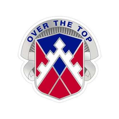 117 Engineer Brigade 2 (U.S. Army) Transparent STICKER Die-Cut Vinyl Decal 3 Inch - The Sticker Space