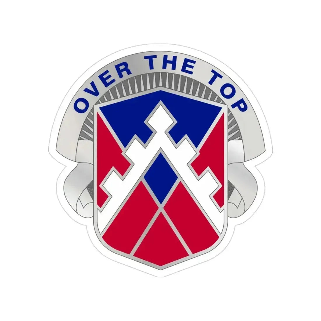 117 Engineer Brigade 2 (U.S. Army) Transparent STICKER Die-Cut Vinyl Decal 3 Inch - The Sticker Space