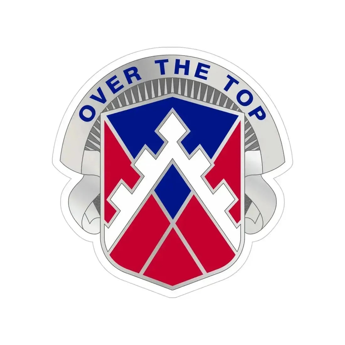 117 Engineer Brigade 2 (U.S. Army) Transparent STICKER Die-Cut Vinyl Decal 5 Inch - The Sticker Space