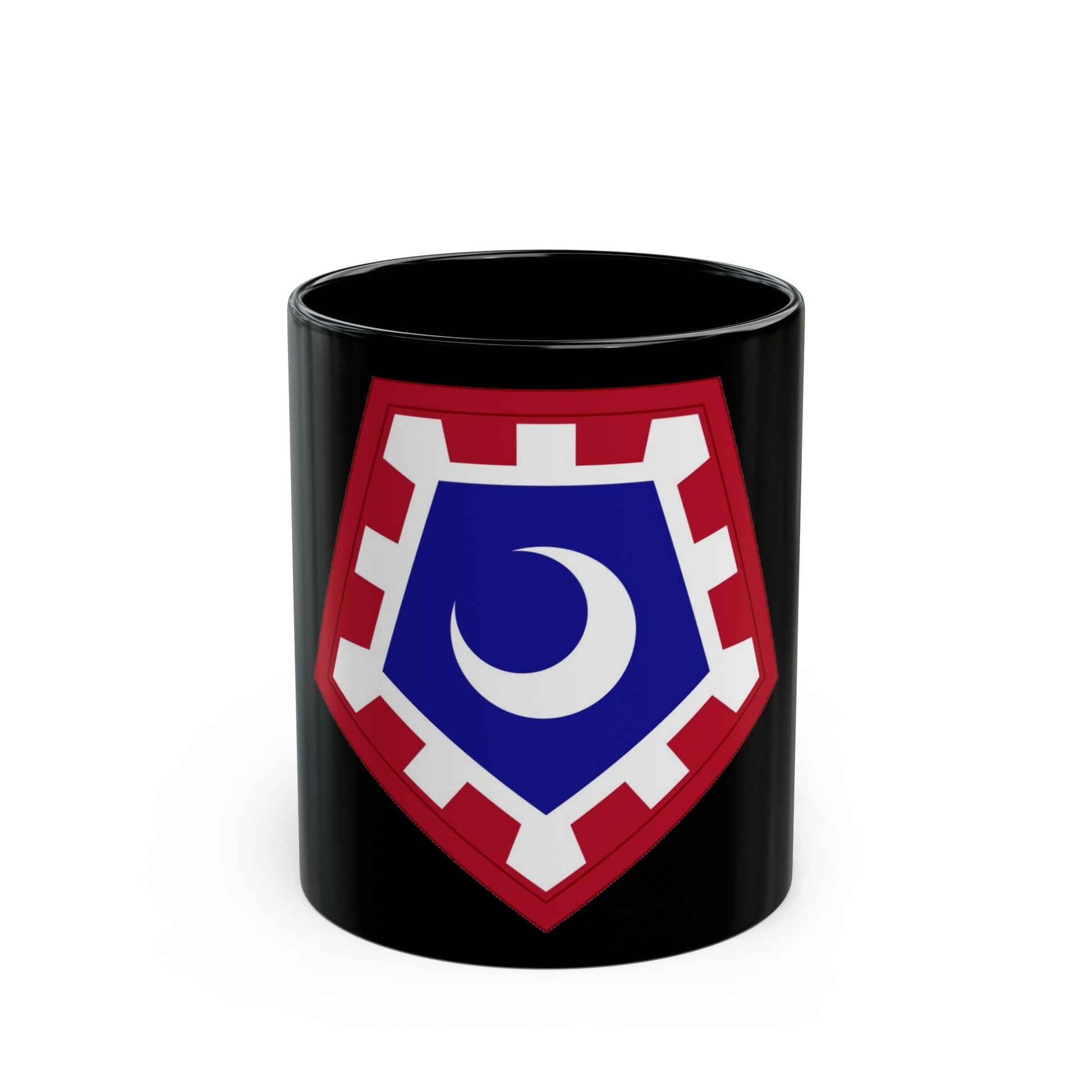 117 Engineer Brigade (U.S. Army) Black Coffee Mug-11oz-The Sticker Space