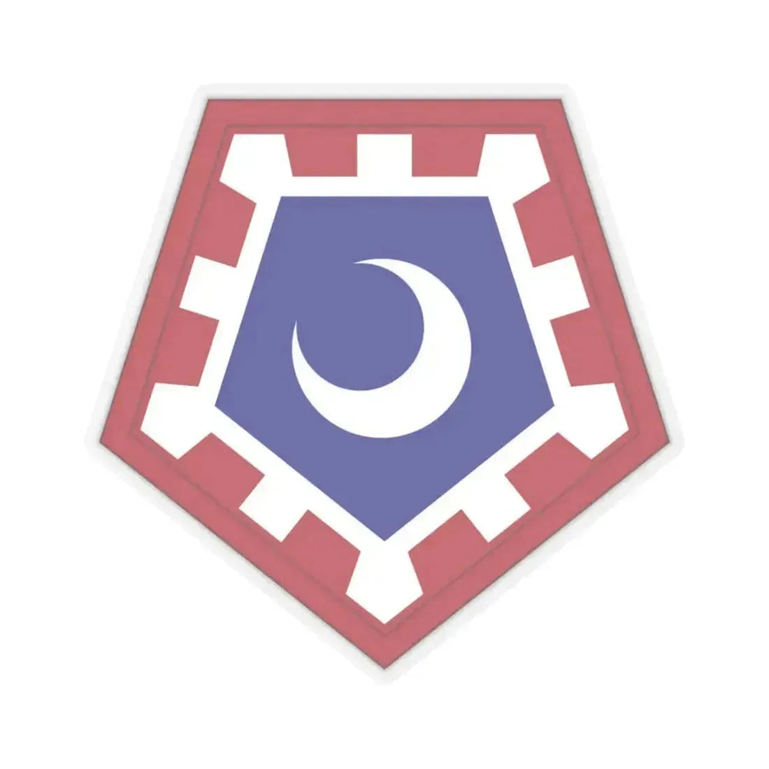 117 Engineer Brigade (U.S. Army) STICKER Vinyl Kiss-Cut Decal 6 Inch Transparent - The Sticker Space