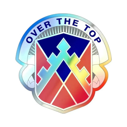 117 Engineer Brigade v2 (U.S. Army) Holographic STICKER Die-Cut Vinyl Decal - The Sticker Space