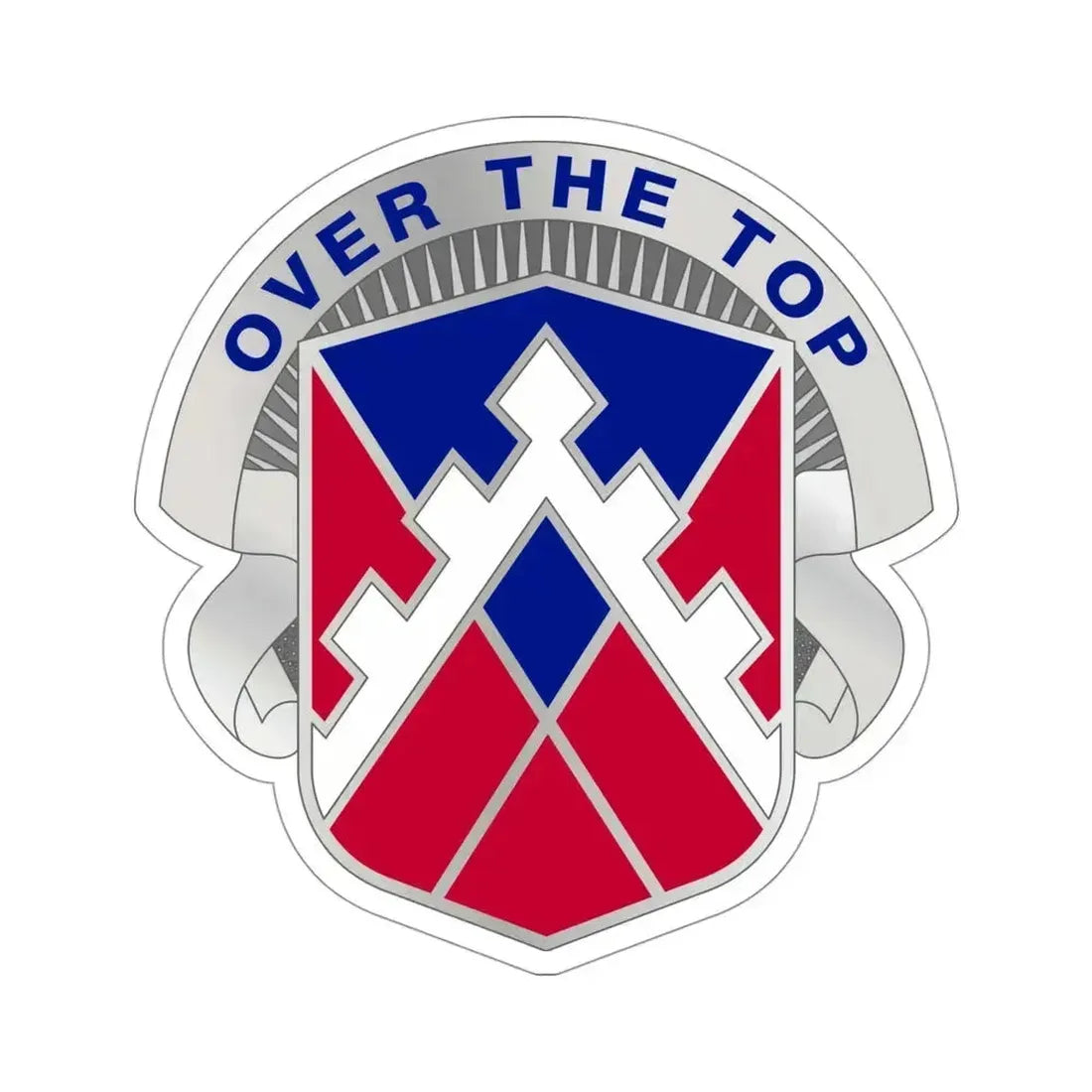 117 Engineer Brigade v2 (U.S. Army) STICKER Vinyl Die-Cut Decal 4 Inch - The Sticker Space