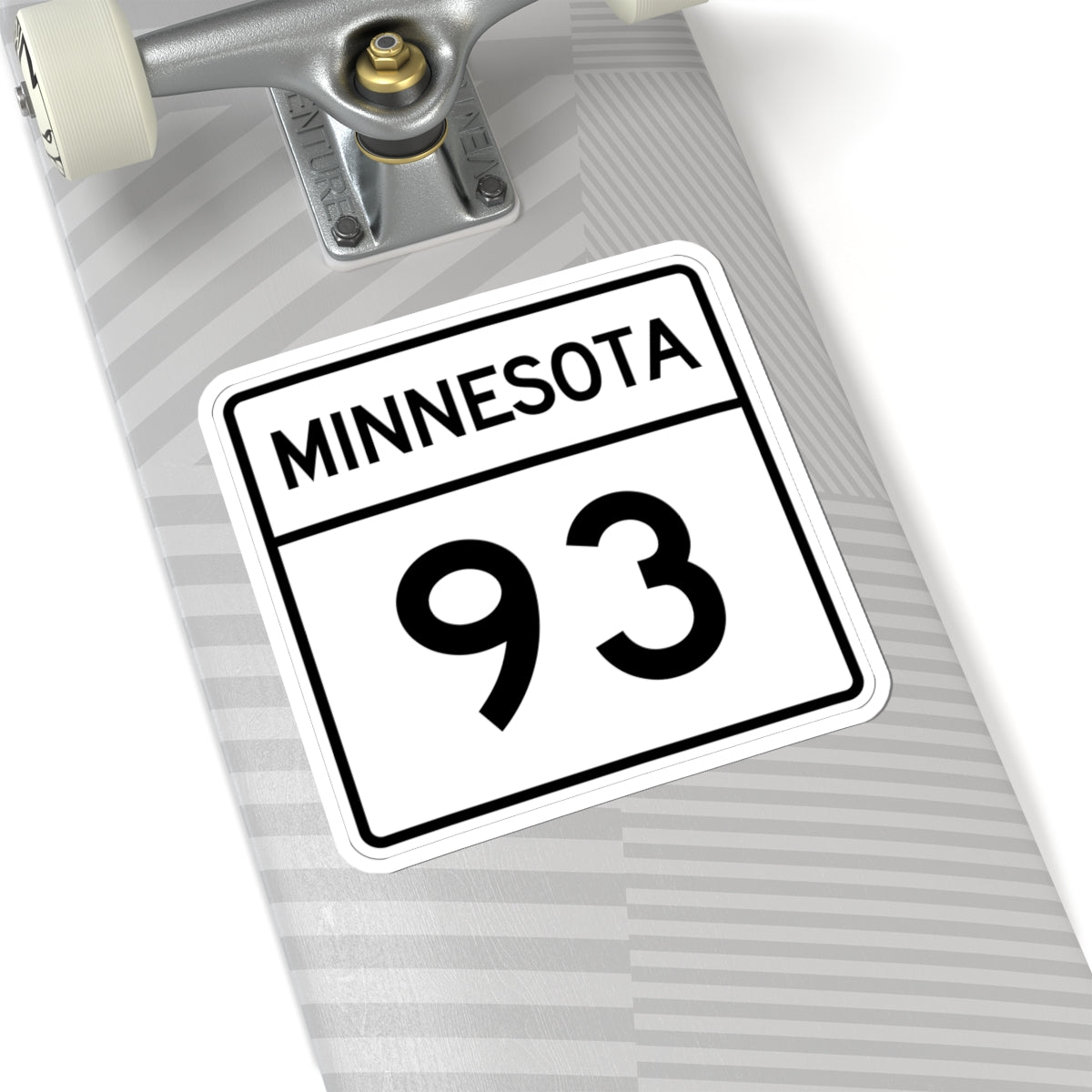 MN-93 1948 (Minnesota) (Road Sign) STICKER Vinyl Kiss-Cut Decal