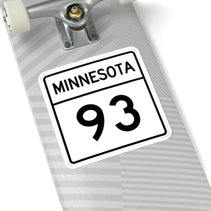 MN-93 1948 (Minnesota) (Road Sign) STICKER Vinyl Kiss-Cut Decal