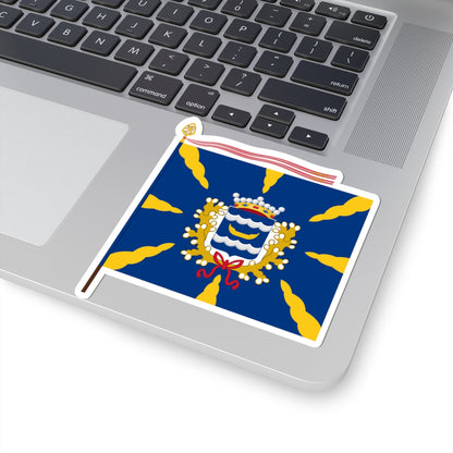 Uudenmaan prikaatin lippu (Finland) STICKER Vinyl Kiss-Cut Decal